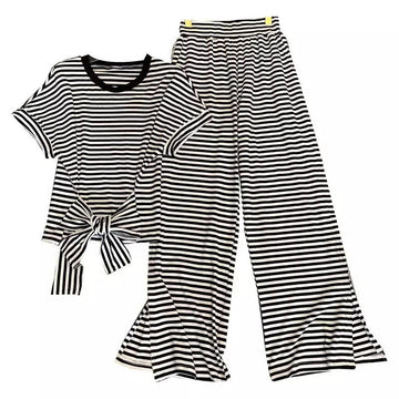 Get 2 Pcs Zebra Suit Lounge Wear
